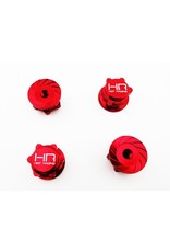 HOT RACING HRAYEX10N02 ALUMINUM SERRATED 17MM WHEEL NUTS FOR AXIAL YETI XL (4)