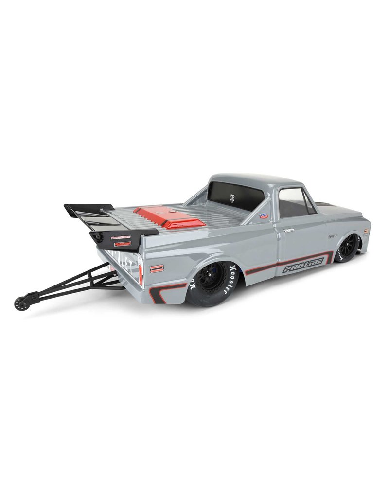 Carrozzeria Trasparente Pro-Line Racing 1/10 1972 Chevy C-10 Per Drag Car - PRO355700, Adatta Per Losi 22S, Slash 2wd, AE DR10