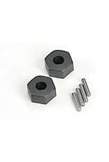 TRAXXAS TRA1654 WHEEL HUBS, HEX (2)/ STUB AXLE PINS (2)
