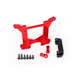 TRAXXAS TRA6738R ALUMINUM SHOCK TOWER REAR RED