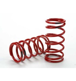 TRAXXAS TRA5441 SPRING, SHOCK (RED) (GTR) (4.4 RATE BLACK) (1 PAIR)