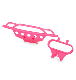 TRAXXAS TRA5835P BUMPER, FRONT/ BUMPER MOUNT, FRONT (PINK)