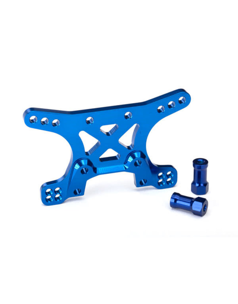 TRAXXAS TRA6440 SHOCK TOWER, FRONT, 7075-T6 ALUMINUM (BLUE-ANODIZED)