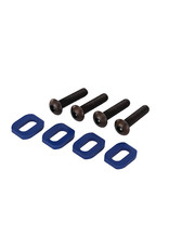 TRAXXAS TRA7759 WASHERS, MOTOR MOUNT, ALUMINUM (BLUE-ANODIZED) (4)/ 4X18MM BCS (4)