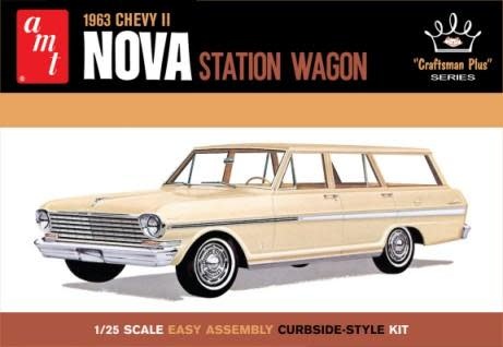 AMT1202 1/25 1963 CHEVY II NOVA STATION WAGON CRAFTSMAN - My