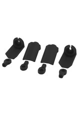 RPM RC PRODUCTS RPM80402 SHOCK SHAFT GUARDS FOR TRAXXAS: BLACK (4)