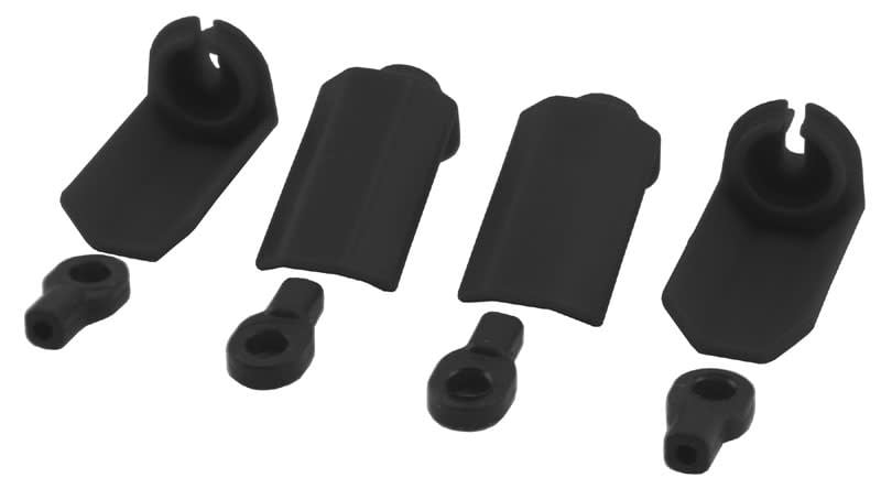80402 - Shock Shaft Guards for Traxxas & Durango 1/10 Shocks - Black
