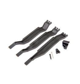TRAXXAS TRA6726X BATTERY HOLD-DOWN (3)/ BATTERY CLIP/ HOLD-DOWN POST/ SCREW PIN/ PIVOT POST SCREW