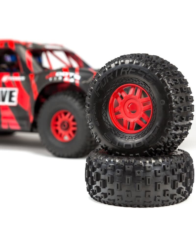 ARRMA ARA7604V2T2 MOJAVE 6S 4WD BLX 1/7 DESERT TRUCK RTR: RED/BLACK