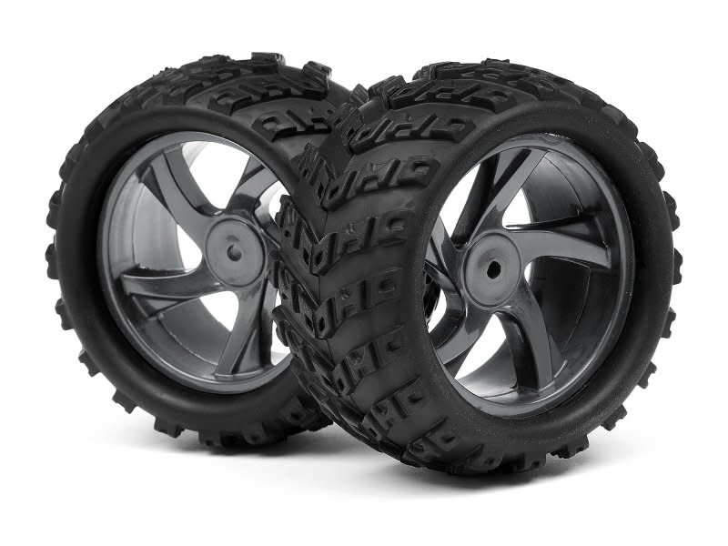 MVK28055 1/18 MONSTER TRUCK WHEEL & TIRE: MAVERICK ION