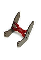 STRC SPTSTR320526R GRAPHITE REAR WING SUPPORT W/ ALUM CROSS-MEMBER BRACE FOR ARRMA LIMITLESS: RED