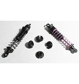 RPM RC PRODUCTS RPM73152 LOWER SPRING CUPS (BLACK) (4)