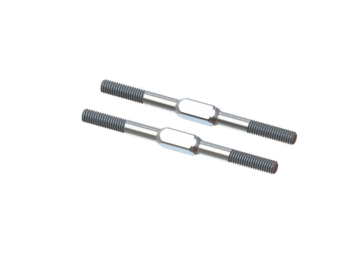 ARA340177 STEEL TURNBUCKLE M4X60MM SILVER (2)