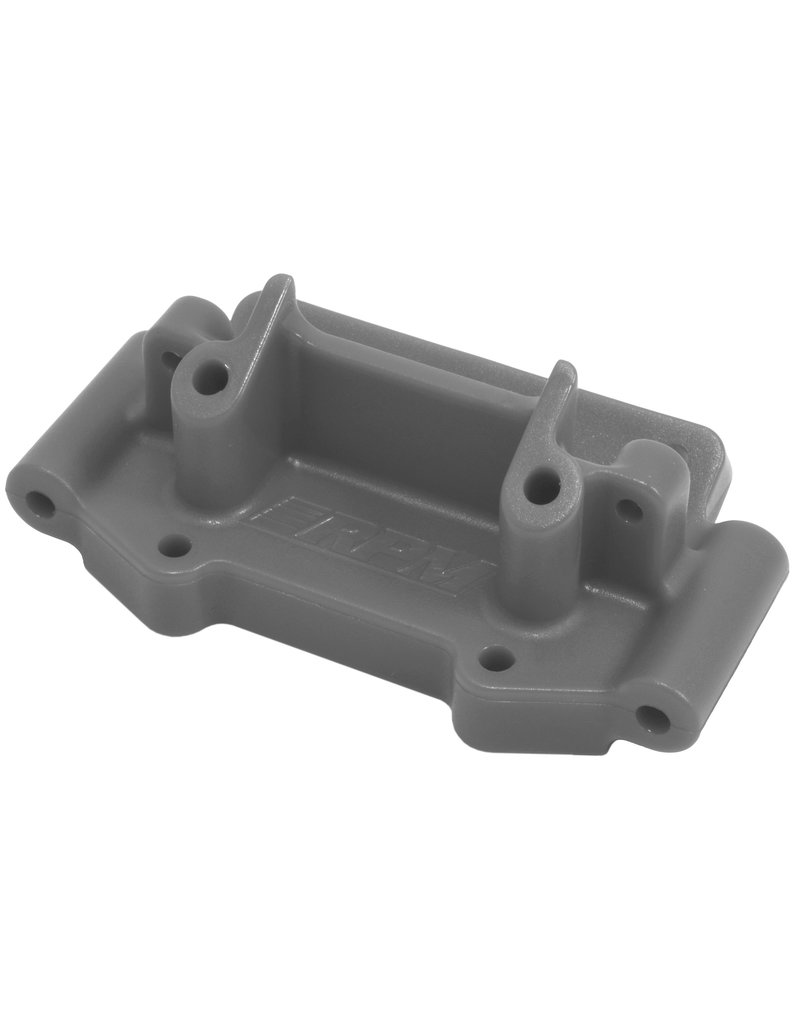 RPM RC PRODUCTS RPM73752 FRONT BULKHEAD, BLACK: TRA 2WD