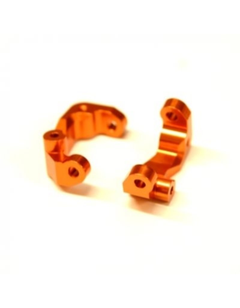 STRC SPTSTC91417CO ALUMINUM CASTER BLOCKS FOR TEAM ASSOCIATED DR10: ORANGE (2)