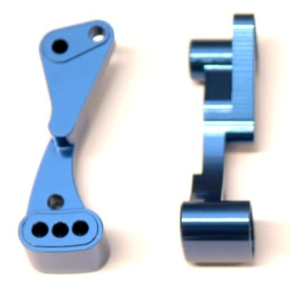 SPTSTC71070B ALUMINUM WHEELIE BAR MOUNT FOR TEAM ASSOCIATED DR10: BLUE