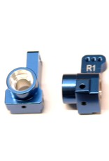 STRC SPTSTC91418T1B  CNC MACHINED AUlMINUM REAR HUB CARRIERS (1 PAIR) 1 DEG TOE-IN FOR DR10 (BLUE)