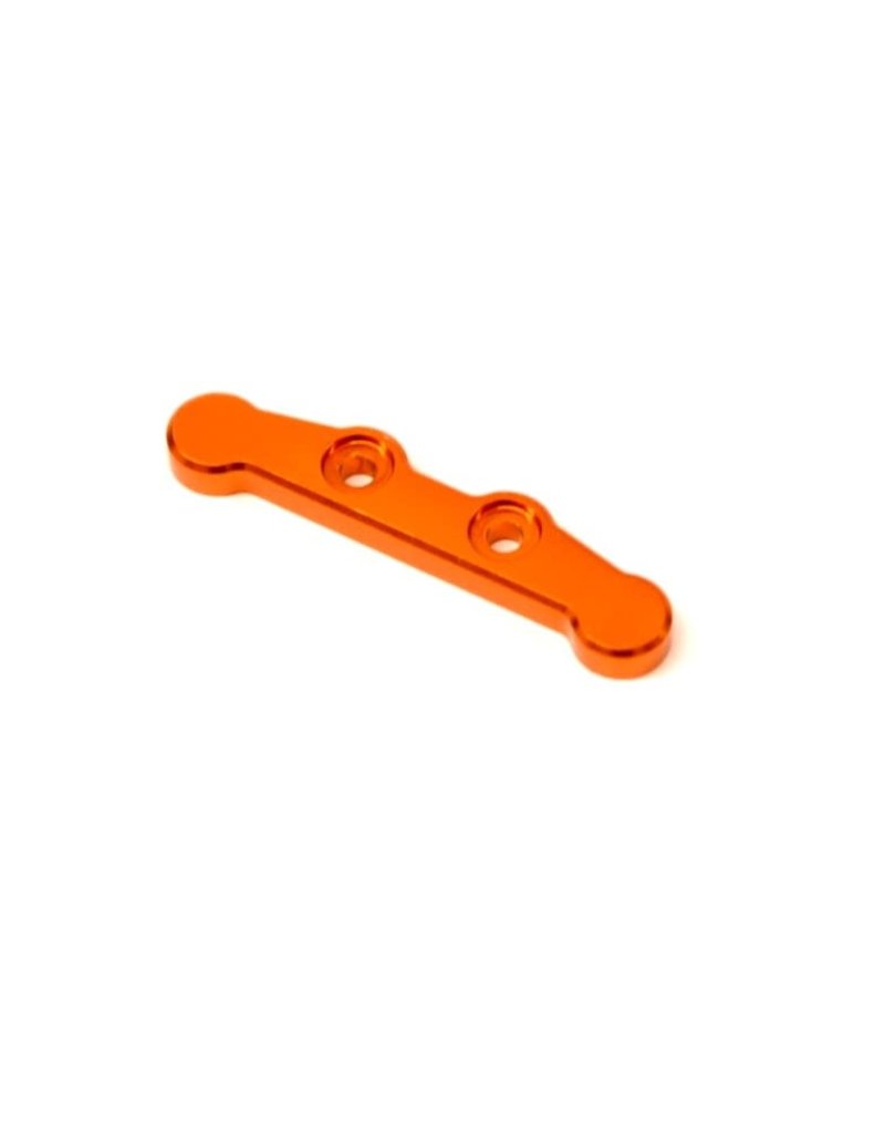 STRC SPTSTC71049O CNC MACHINED ALUM. FRONT HING PIN BRACE FOR ASSOCIATED DR10 (ORANGE)