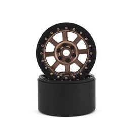 SSD RC SSD00185 2.2 WIDE ASSASSIN BEADLOCK WHEELS (BRONZE) (2)