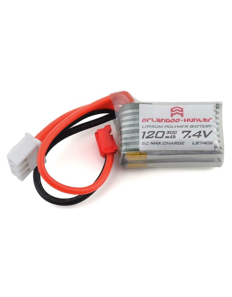 ORLANDOO HUNTERS OLHLS7402-B 2S LIPO 7.4V 120MAH 30C BATTERY: PH2.0 (USE W/D4L SYSTEM)