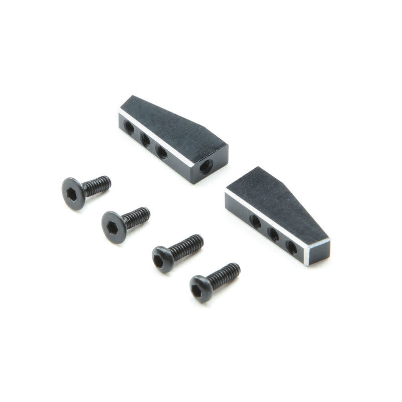 LOS311008 SERVO MOUNT SET, ALUMINUM: MINI-T 2.0