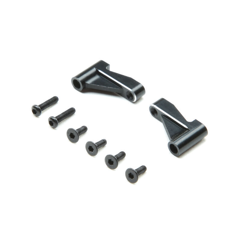 LOS311007 FRONT BRACE SET, ALUMINUM: MINI-T 2.0