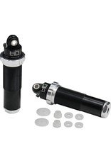 HOT RACING HRAATF155AR08 ALUMINUM THREADED REAR BLEEDER SHOCK BODIES FOR ARRMA 1/10 4X4 (2)