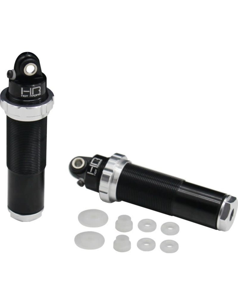 HOT RACING HRAATF155AR08 ALUMINUM THREADED REAR BLEEDER SHOCK BODIES FOR ARRMA 1/10 4X4 (2)
