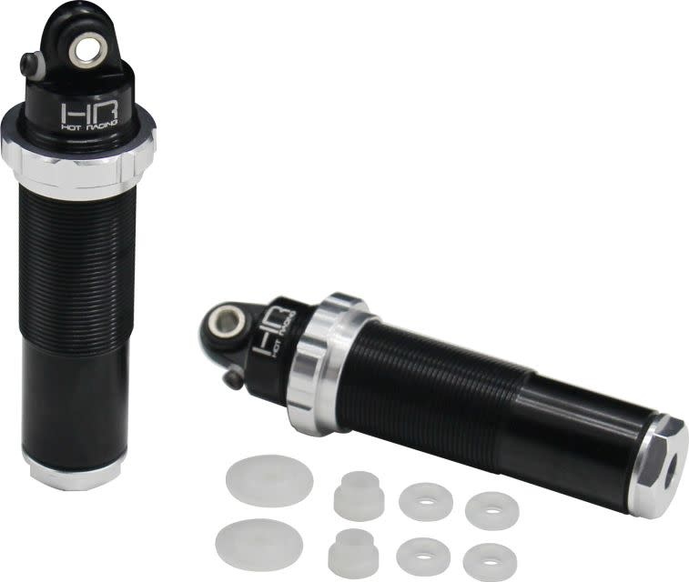 HRAATF155AR08 ALUMINUM THREADED REAR BLEEDER SHOCK BODIES FOR ARRMA 1/10 4X4 (2)