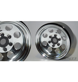 SSD RC SSD00270 8 HOLE 1.9'' STEEL BEADLOCK WHEELS (CHROME)