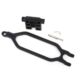 TRAXXAS TRA6727X HOLD DOWN, BATTERY/ HOLD DOWN RETAINER/ BATTERY POST/ ANGLED BODY CLIP (ALLOWS FOR INSTALLATION OF TALLER, MULTI-CELL BATTERIES)