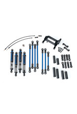 TRAXXAS TRA8140X LONG ARM LIFT KIT, TRX-4, COMPLETE (INCLUDES BLUE POWDER COATED LINKS, BLUE-ANODIZED SHOCKS)