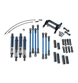 TRAXXAS TRA8140X LONG ARM LIFT KIT, TRX-4, COMPLETE (INCLUDES BLUE POWDER COATED LINKS, BLUE-ANODIZED SHOCKS)