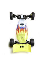 LOSI LOS01016T3 MINI-B, BRUSHED, RTR: 1/16 2WD BUGGY, YELLOW/WHITE