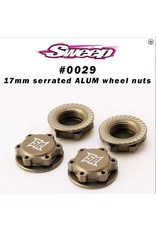 SWEEP RACING SRCSW0029 17MM WHEEL NUTS(4): BRONZE ALUMINUM