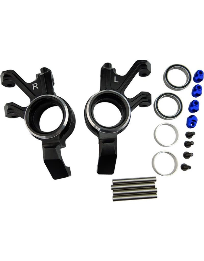 HOT RACING HRAXMX2101 ALUMINUM STEERING KNUCKLES FOR TRAXXAS X-MAXX