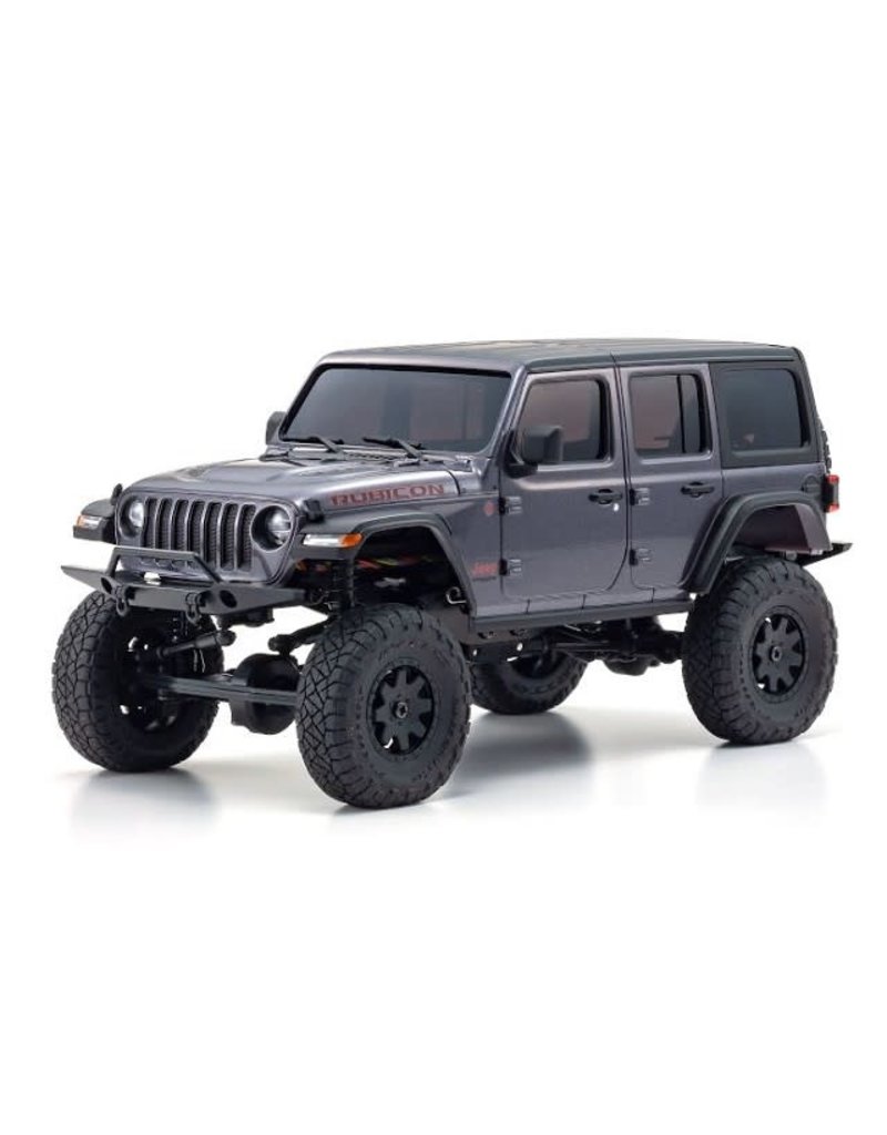 KYOSHO KYO32521GM MINI-Z 4X4 READYSET JEEP WRANGLER UNLIMITED RUBICON: GRANITE CYRISTAL METALLIC