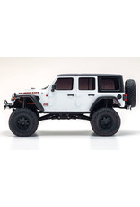 KYOSHO KYO32521W MINI-Z 4X4 READYSET JEEP WRANGLER UNLIMITED RUBICON: BRIGHT WHITE