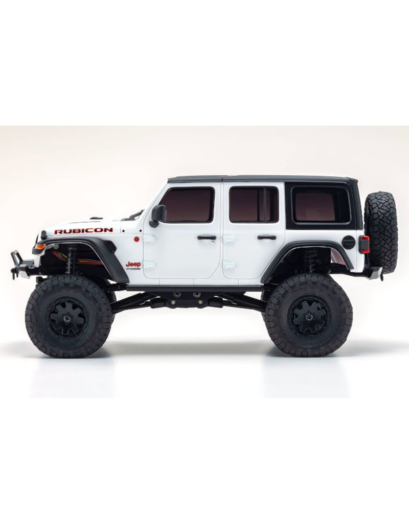 KYOSHO KYO32521W MINI-Z 4X4 READYSET JEEP WRANGLER UNLIMITED RUBICON: BRIGHT WHITE