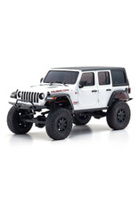 KYOSHO KYO32521W MINI-Z 4X4 READYSET JEEP WRANGLER UNLIMITED RUBICON: BRIGHT WHITE