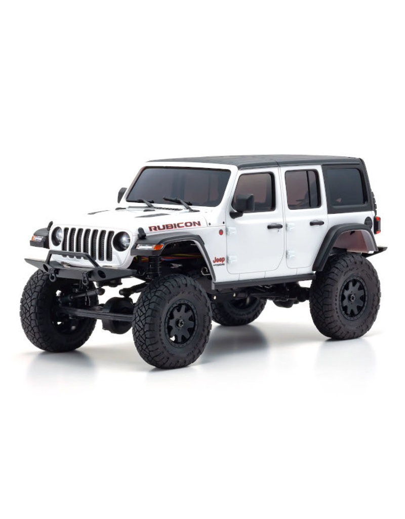 KYOSHO KYO32521W MINI-Z 4X4 READYSET JEEP WRANGLER UNLIMITED RUBICON: BRIGHT WHITE