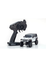 KYOSHO KYO32521W MINI-Z 4X4 READYSET JEEP WRANGLER UNLIMITED RUBICON: BRIGHT WHITE