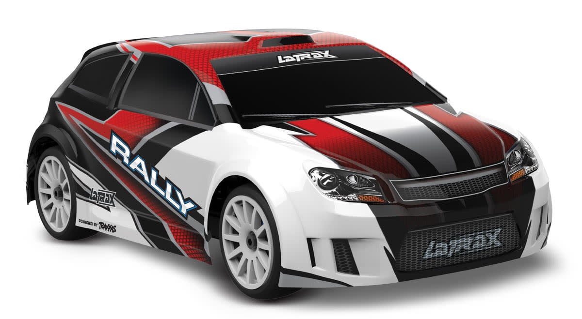 TRA75054-5_RED 1/18 LATRAX 4WD RALLY: RED