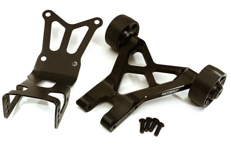 INTC28755 BLACK BILLET MACHINED WHEELIE BAR FOR DBXL-E: BLACK