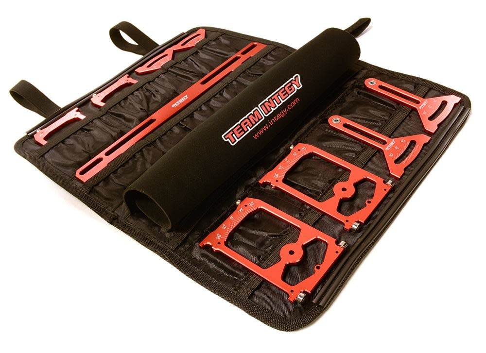 INTC26395 RED PROFESSIONAL SETUP STATION FOR 1/10 TOURING & DRIFT CAR