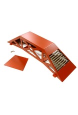INTEGY INTC28120RED REALISTIC HEAVY DUTY DISPLAY RAMP 375MMX100MMX75MM 1/10 SCALE: RED
