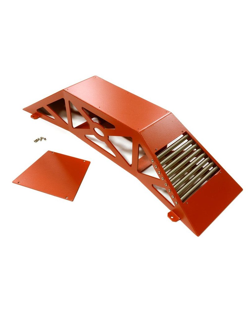 INTEGY INTC28120RED REALISTIC HEAVY DUTY DISPLAY RAMP 375MMX100MMX75MM 1/10 SCALE: RED