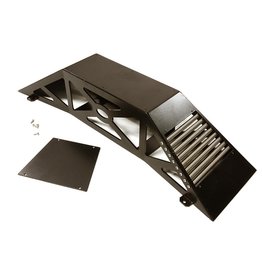 INTEGY INTC28120BLACK REALISTIC HEAVY DUTY DISPLAY RAMP 375MMX100MMX75MM 1/10 SCALE: BLACK