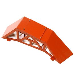 INTEGY INTC28119RED REALISTIC HEAVY-DUTY METAL RAMP 300MMX75MMX80MM 1/10 SCALE: RED