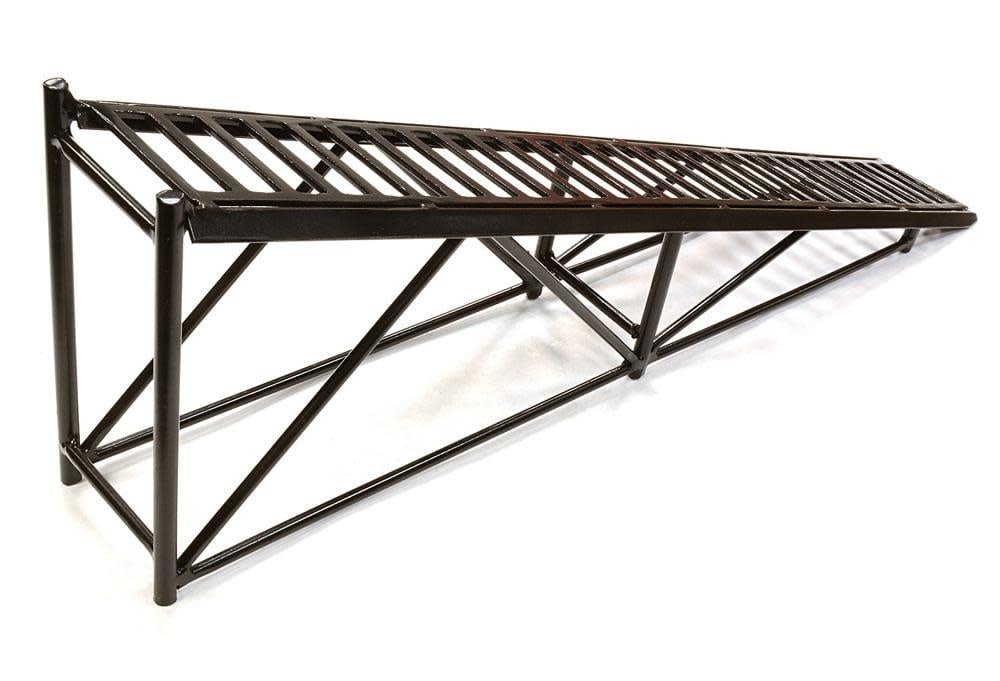 INTC26383BLACK HEAVY DUTY METAL RTI RAMP 1/10SCALE: BLACK